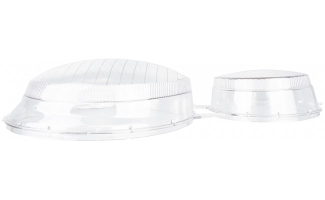 Стекло фары для Mercedes-Benz E-Class W210 Halogen 1995-1999 дорестайлинг (левое)