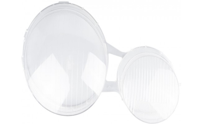 Стекло фары для Mercedes-Benz E-Class W210 Halogen 1995-1999 дорестайлинг (правое)