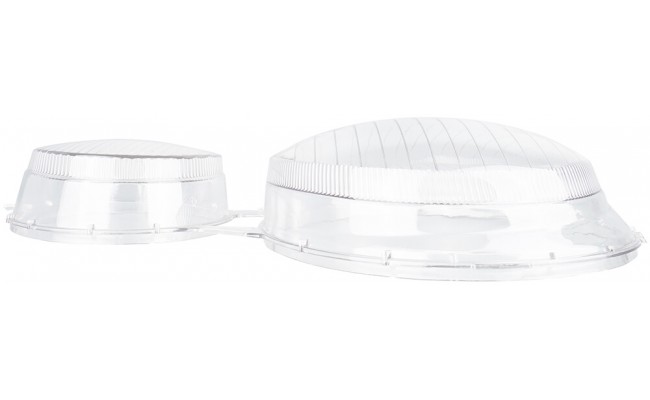 Стекло фары для Mercedes-Benz E-Class W210 Halogen 1995-1999 дорестайлинг (правое)