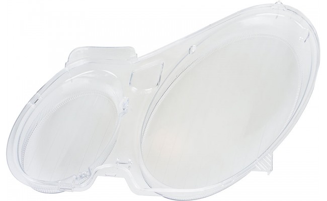 Стекло фары для Mercedes-Benz E-Class W211 2002-2009 дорестайлинг (правое)