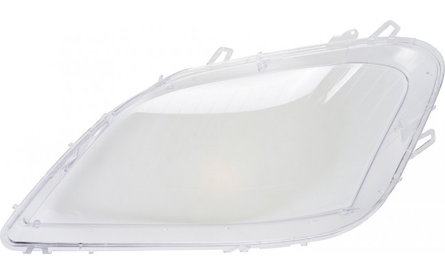 Стекло фары для Mercedes-Benz ML-Class W164 2005-2008 дорестайлинг (правое)