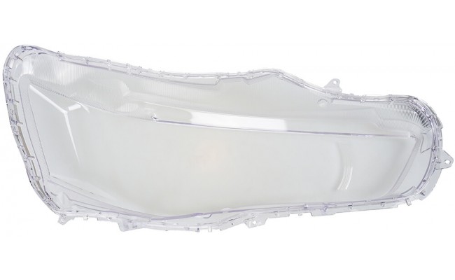 Стекло фары для Mitsubishi Outlander 2 2009-2012 рестайлинг (левое)