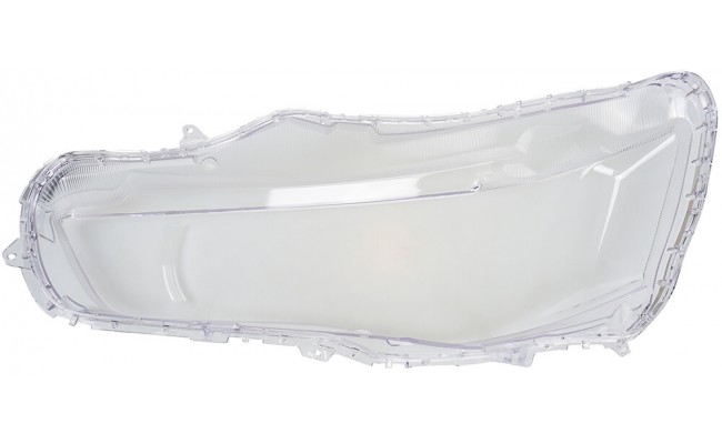 Стекло фары для Mitsubishi Outlander 2 2009-2012 рестайлинг (правое)