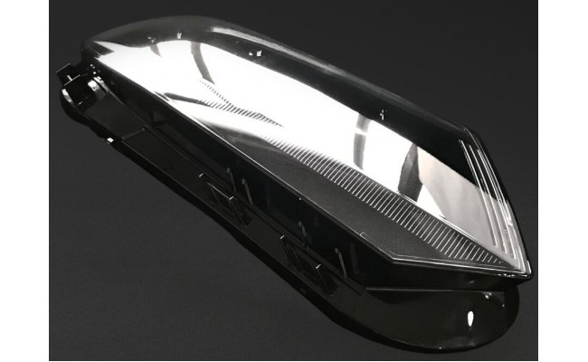 Скло фари для Volkswagen Tiguan Xenon 2011-2017 рестайлінг (ліве)