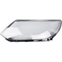 Скло фари для Volkswagen Tiguan Xenon 2011-2017 рестайлінг (ліве)