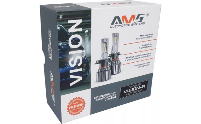 Светодиодные LED лампы AMS Vision-R H27 5500K CANBUS