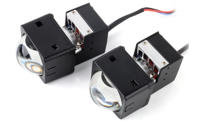 Автомобільні світлодіодні LED лінзи AMS MATRIX MINI M2 BI-LED