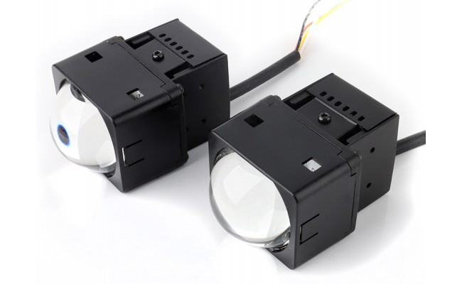 Автомобильные светодиодные LED линзы AMS MATRIX MINI M1 HIGH BEAM