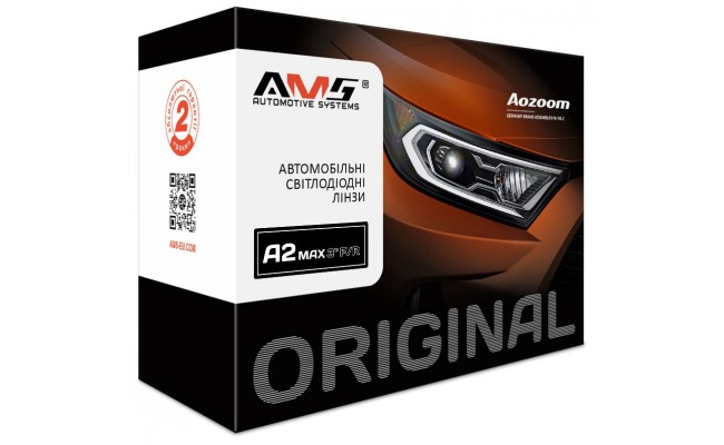 Автомобильные светодиодные (LED) линзы AMS ORIGINAL A2 MAX 3.0 F/R