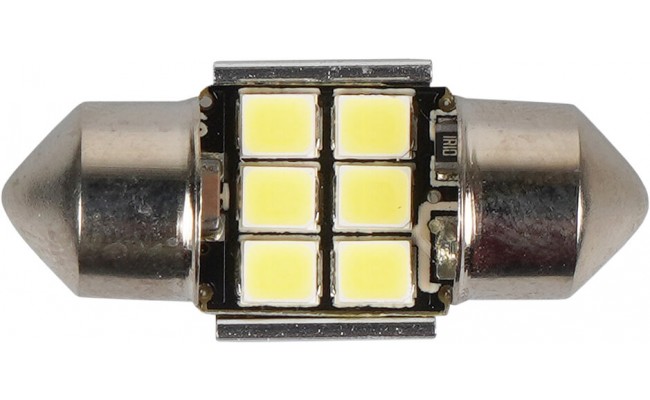 Светодиодные LED лампы AMS Extreme C5W E6 T11 28 Canbus 5500K
