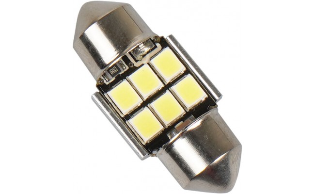 Светодиодные LED лампы AMS Extreme C5W E6 T11 28 Canbus 5500K