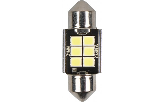 Светодиодные LED лампы AMS Extreme C5W E6 T11 31 Canbus 5500K