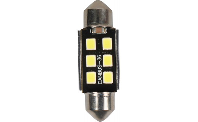 Светодиодные LED лампы AMS Extreme C5W E6 T11 36 Canbus 5500K