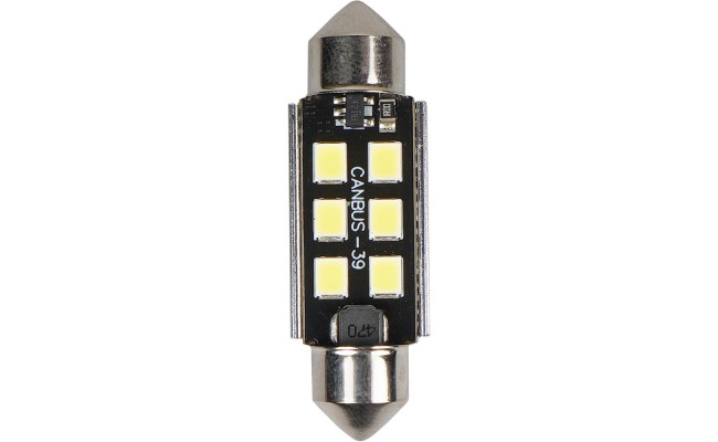 Светодиодные LED лампы AMS Extreme C5W E6 T11 39 Canbus 5500K