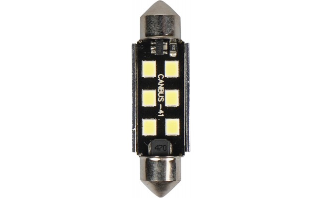 Светодиодные LED лампы AMS Extreme C5W E6 T11 41 Canbus 5500K