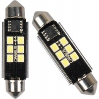 Светодиодные LED лампы AMS Extreme C5W E6 T11 44 Canbus 5500K