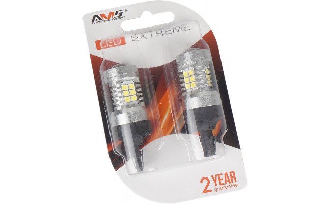 Світлодіодні LED лампи AMS Extreme W21W E8 T20/7440 5500K