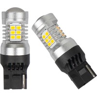 Светодиодные LED лампы AMS Extreme W21W E8 T20/7440 2200K