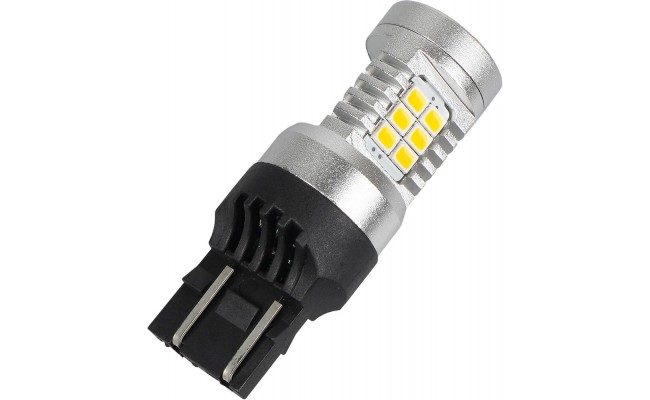 Світлодіодні LED лампи AMS Extreme W21/5W E21 T20/7443 2200K