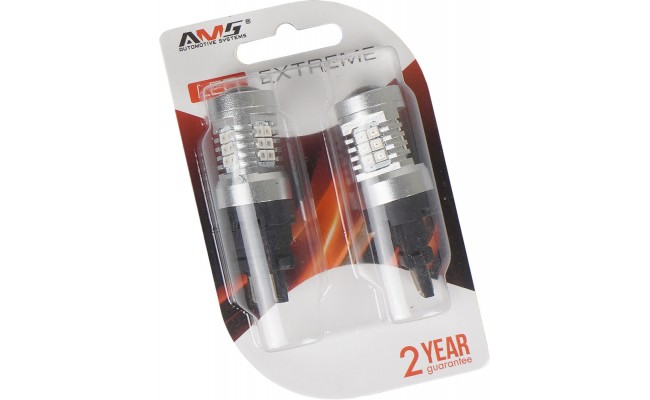 Светодиодные LED лампы AMS Extreme P27W E21 3157 1300K