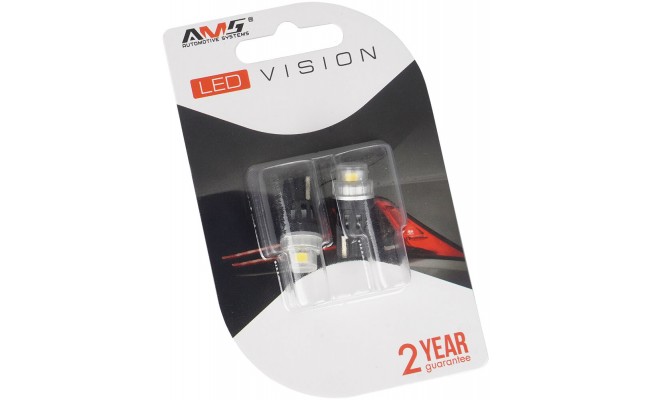 Світлодіодні LED лампи AMS Vision WY5W V1 T10 5500K