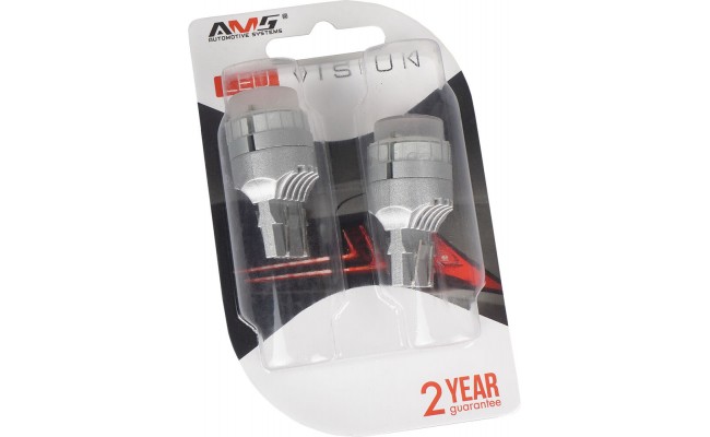 Світлодіодні LED лампи AMS Vision W21/5W V8 T20/7443 1300K