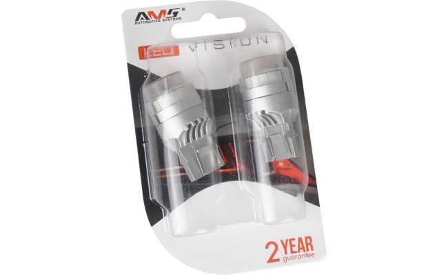 Світлодіодні LED лампи AMS Vision W21/5W V8 T20/7443 2200K