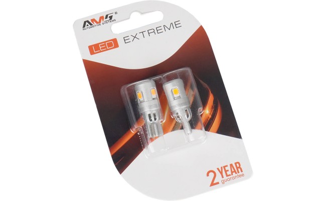 Світлодіодні LED лампи AMS Extreme WY5W V5 T10 2200K