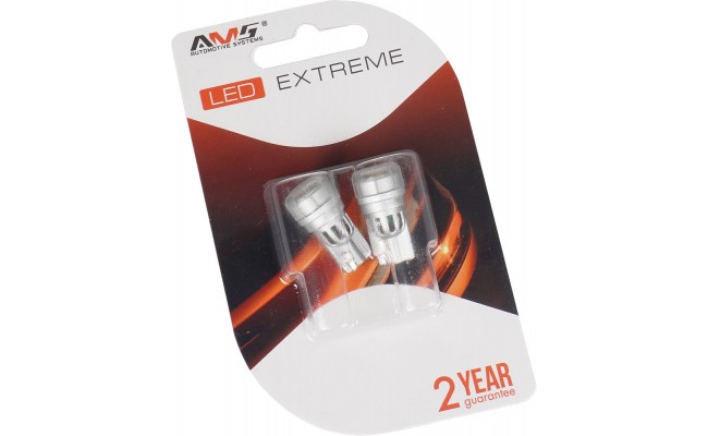 Світлодіодні LED лампи AMS Extreme WY5W E3 T10 5500K