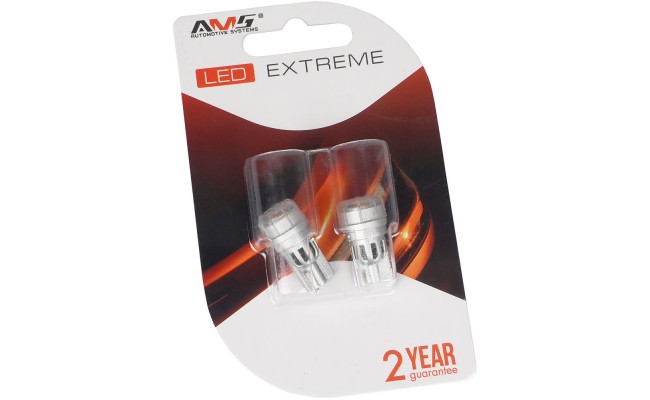 Светодиодные LED лампы AMS Extreme WY5W E3 T10 2200K