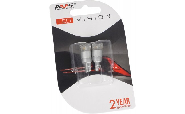 Світлодіодні LED лампи AMS Vision WY5W V2.1 T10 5500K