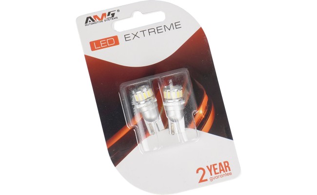 Світлодіодні LED лампи AMS Extreme WY5W E13 T10 5500K