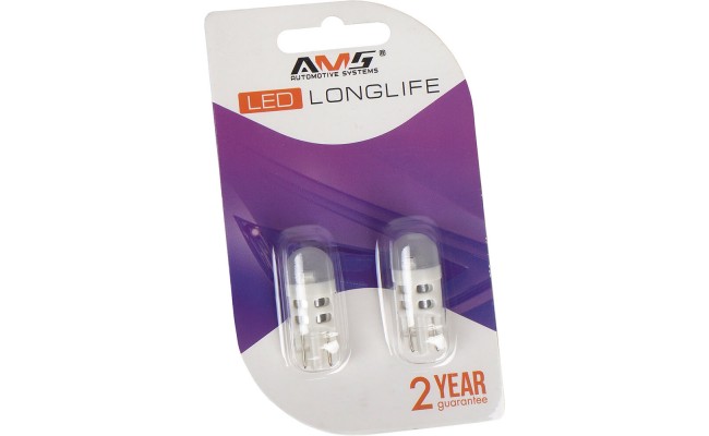 Светодиодные LED лампы AMS Longlife WY5W T10 6000K