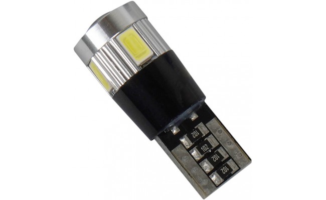 Світлодіодні LED лампи AMS Longlife WY5W L2.1 T10 Canbus 6000K (180°)