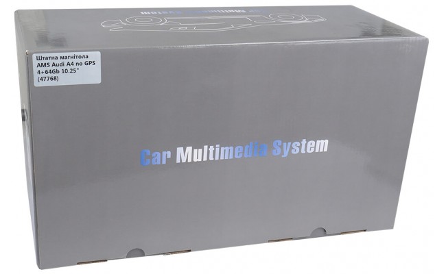 Штатна магнітола AMS Audi A4 2008-2014 / A5 2008-2016 no GPS 4+64Gb 10.25"