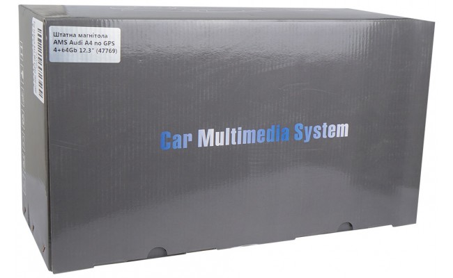 Штатна магнітола AMS Audi A4 2008-2014 / A5 2008-2016 no GPS 4+64Gb 12.3"