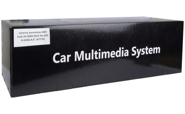Штатная магнитола AMS Audi A4 2009-2012 No GPS 4+64Gb 8.8"