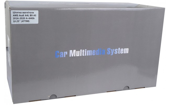 Штатна магнітола AMS Audi A4L B9 A5 2016-2020 4+64Gb 10.25"