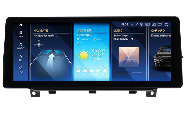 Штатная магнитола AMS BMW X1 E84 2009-2015 Without orginalscreen/Supply with iDrive 4+64Gb 12.3"