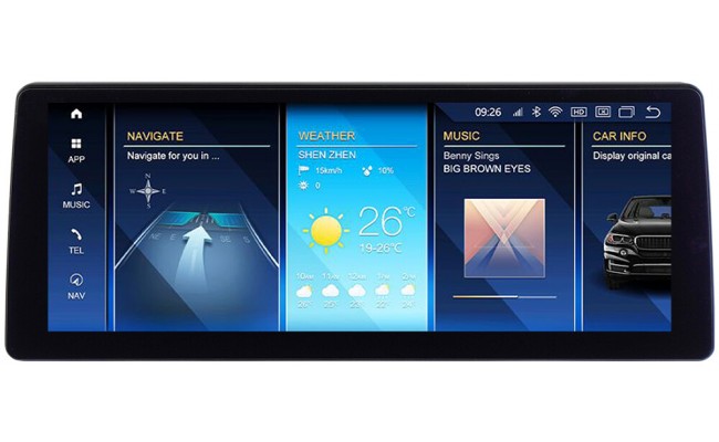 Штатна магнітола AMS BMW 7-Series F01 F02 2009-2012 Original CIC 4+64Gb 12.3"