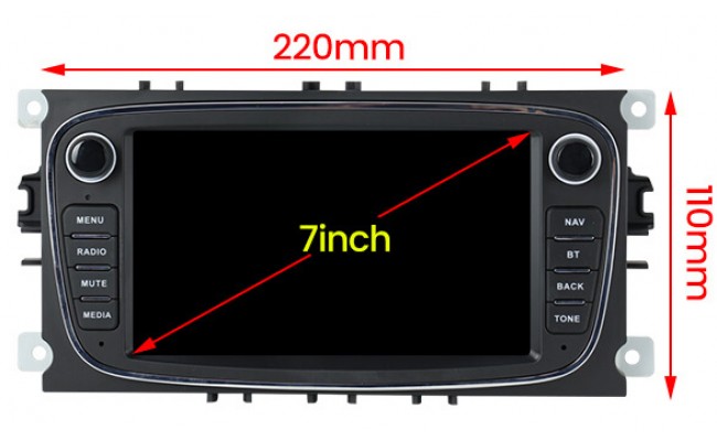 Штатная магнитола AMS Ford Focus M200S B 2007-2011 2+32Gb 7"