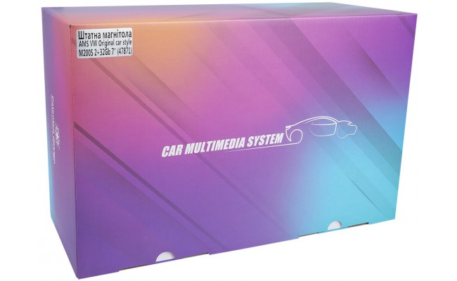 Штатная магнитола AMS для Volkswagen Original car style M200S 2+32Gb 7"