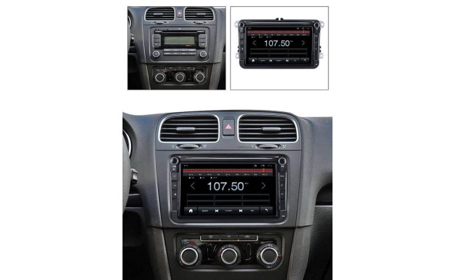 Штатная магнитола AMS для Volkswagen M200S 2+32Gb 8"