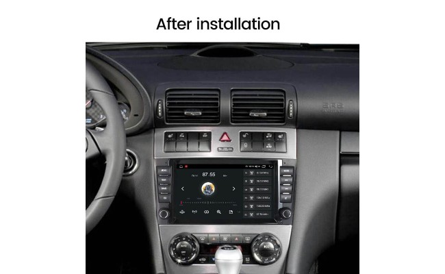 Штатная магнитола AMS Mercedes-Benz C-Class w203 M200S 2+32Gb 8"