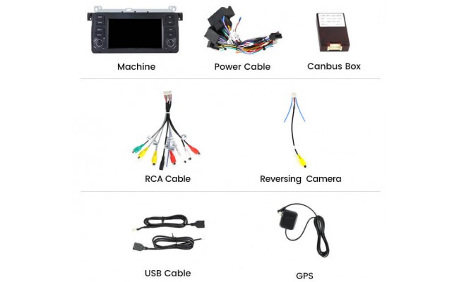 Штатная магнитола AMS BMW E46 M200S 2+32Gb 7"