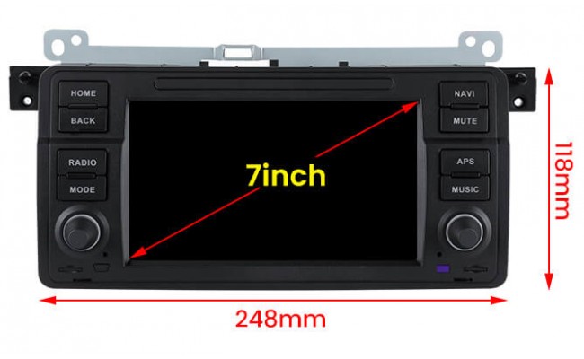 Штатная магнитола AMS BMW E46 M200S 2+32Gb 7"