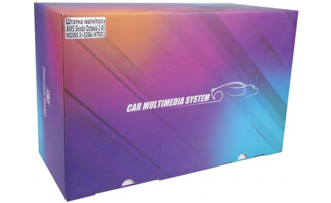 Штатная магнитола AMS Skoda Octavia 2 A5 2008-2013 M200S 2+32Gb 7"