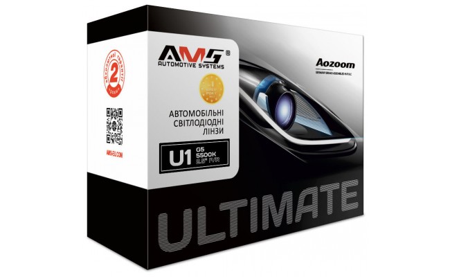 Автомобільні світлодіодні LED лінзи  AMS ULTIMATE U1 G5 2.5 F/R Автомобільні світлодіодні LED лінзи  AMS ULTIMATE U1 G5 2.5 F/R