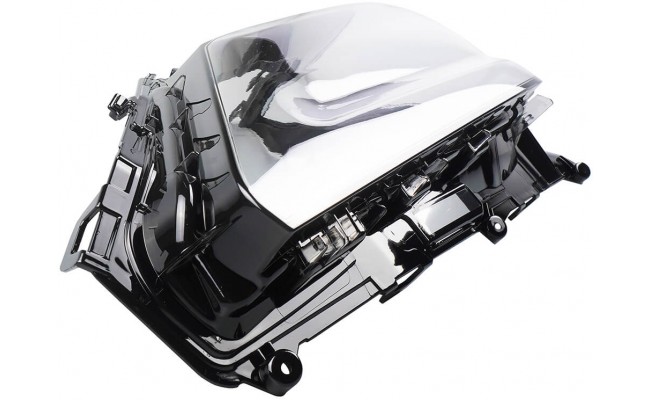 Стекло фары для Lexus LX J200 LX450 LX570 2015-2021 рестайлинг (левое) 3lift glance