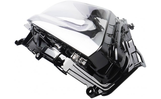 Стекло фары для Lexus LX J200 LX450 LX570 2015-2021 рестайлинг (правое) 3lift glance